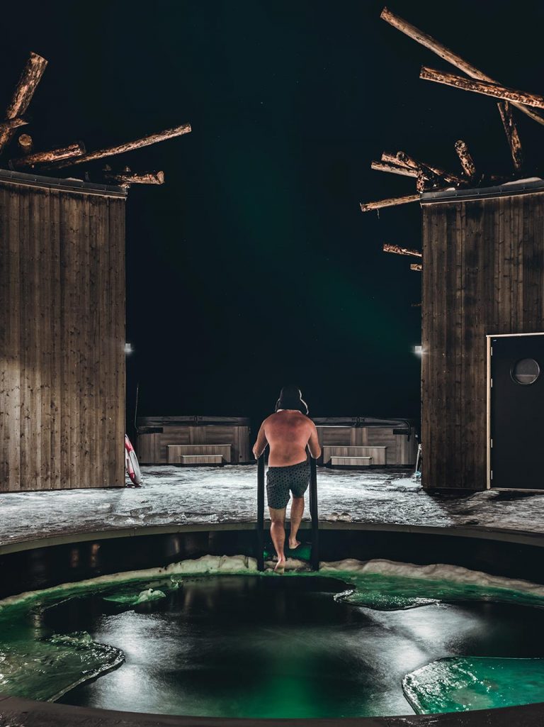 Arctic Bath Floating in the heart of Swedish Lapland flow hotel