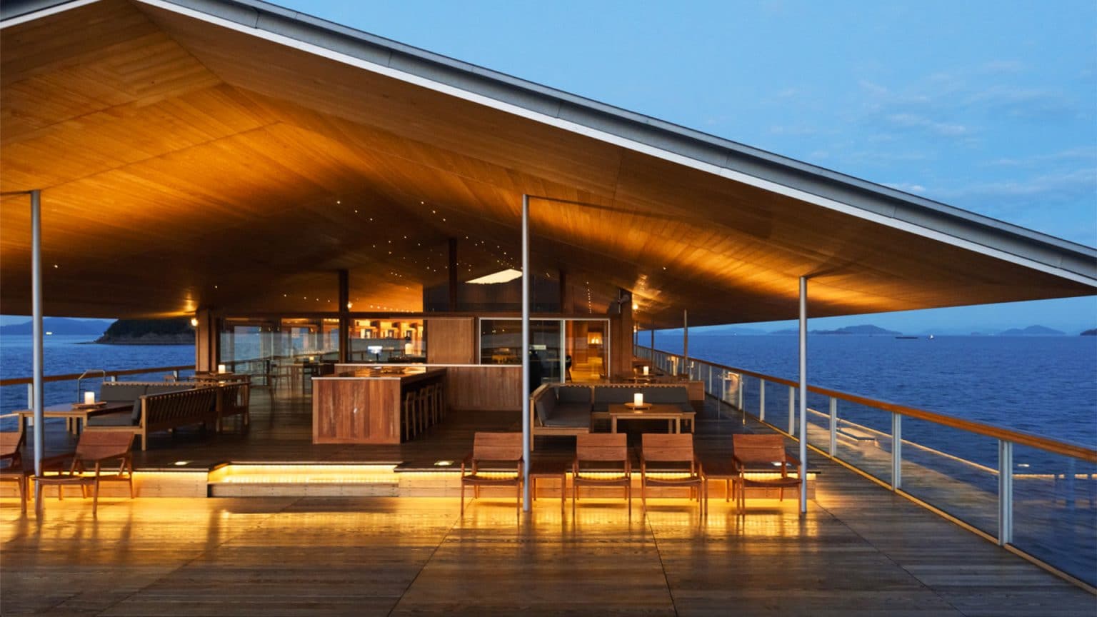 guntû a little hotel floating on the Seto Inland Sea flow experience